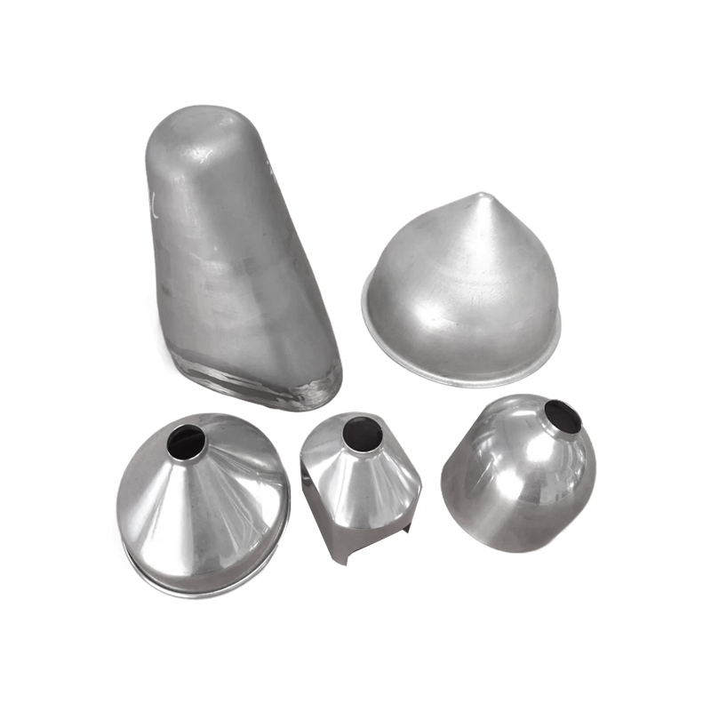 In medical device manufacturing, how do specially shaped drawn parts achieve precise conformity to ergonomically designed surfaces?